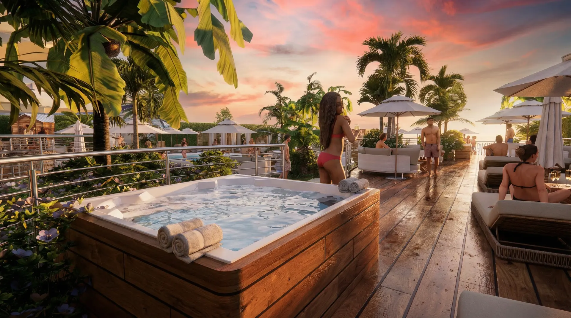 Rendering finale ottimizzato con IA per migliorare illuminazione e atmosfera