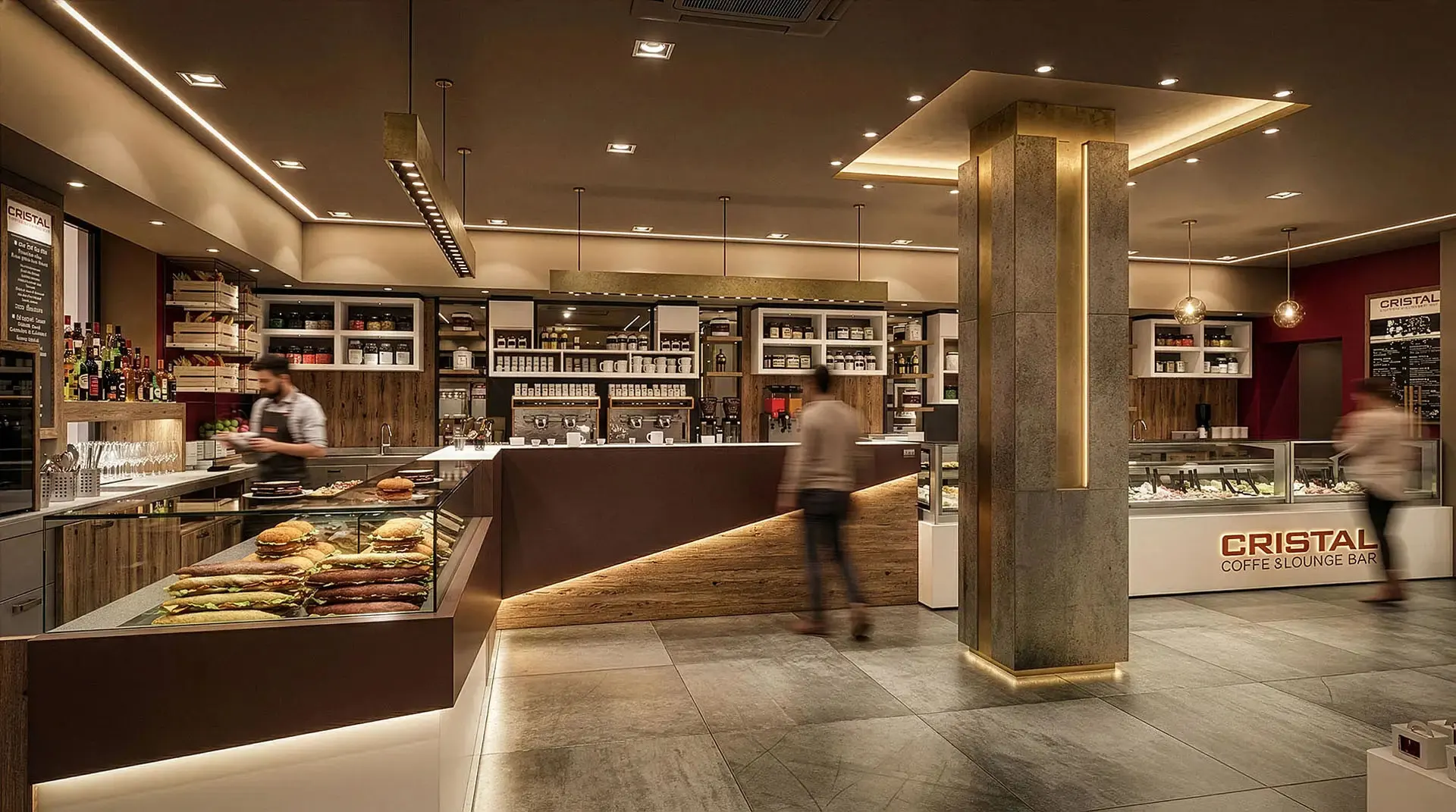 Rendering finale ottimizzato con IA per migliorare illuminazione e atmosfera