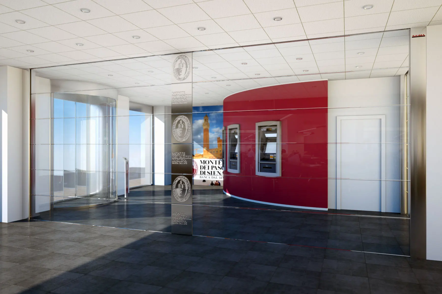 Render 3D base prima dell'ottimizzazione e post-produzione con Intelligenza Artificiale